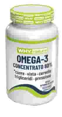 WHYNATURE OMEGA 3 CONCENTRATO 80% 120 SOFTGEL SENZA GLUTINE