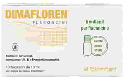 DIMAFLOREN 6 MILIARDI 10 FLACONCINI DA 10 ML SENZA GLUTINE