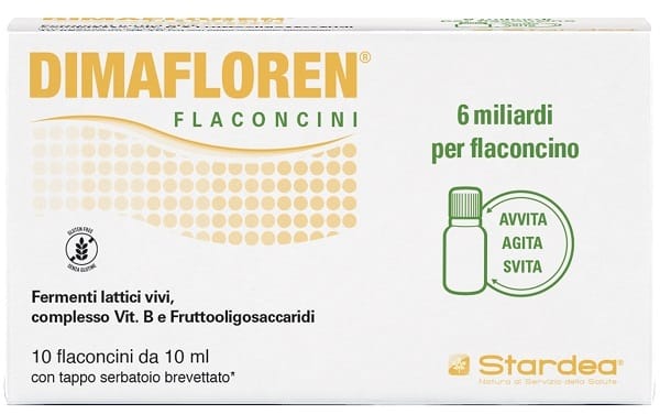 DIMAFLOREN 6MLD 10 FLACONCINI DA 10 ML SENZA GLUTINE