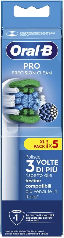 ORALB PRECISIONCLEAN REFILL 5 PEZZI