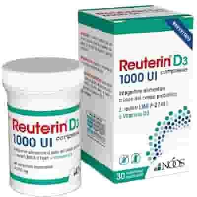 REUTERIN D3 COMPRESSE 1000 UI 30 COMPRESSE MASTICABILI SENZA GLUTINE SENZA LATTOSIO
