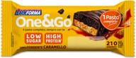 PESOFORMA ONE & GO BARRETTA FONDENTE CARAMELLO 62 G CON EDULCORANTE