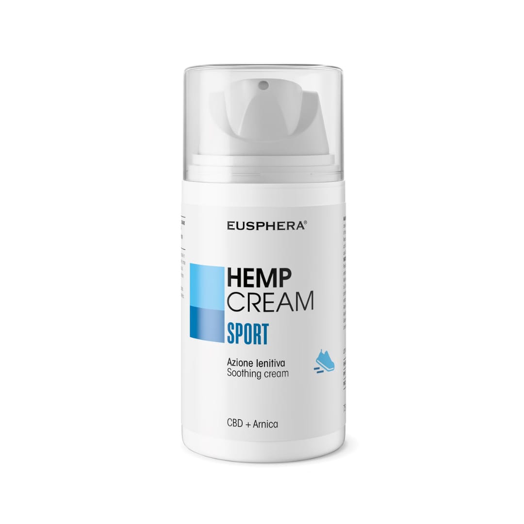 Eusphera Hemp Cream Sport   Crema Per Dolori Muscolari Ed Infortuni