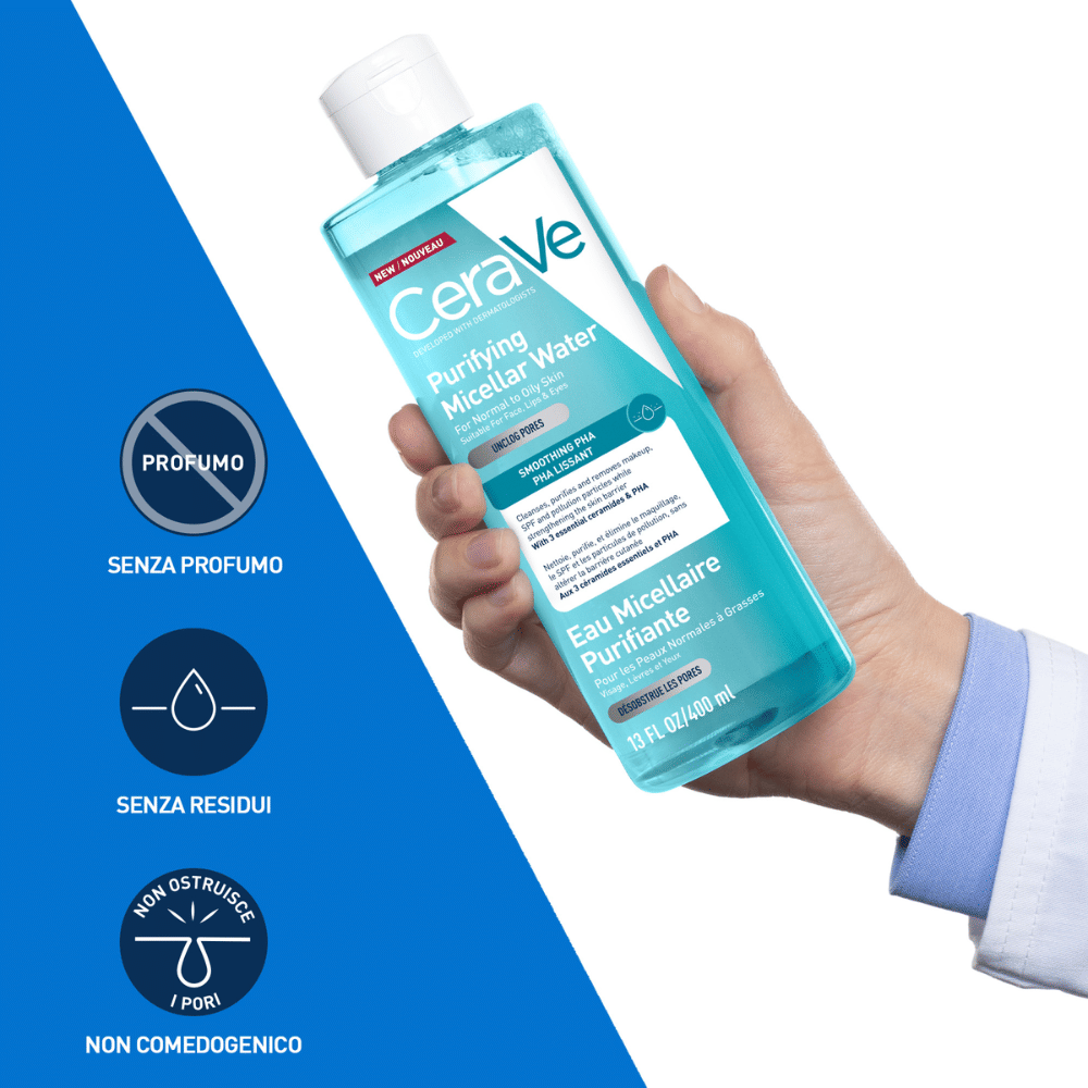 CERAVE ACQUA MICELLARE PURIFICANTE 400 ML