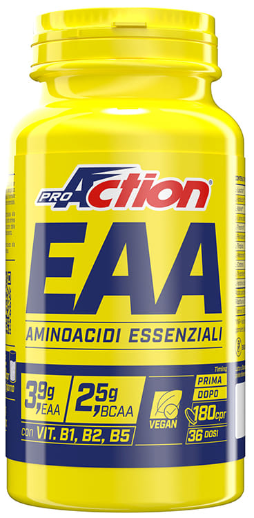 PROACTION EAA 180 COMPRESSE DA 1,3 G SENZA GLUTINE NATURALMENTE PRIVO DI LATTOSIO