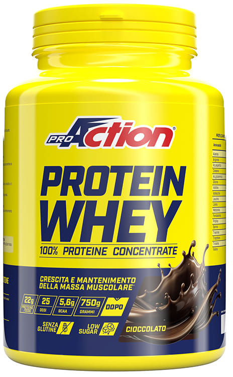 PROACTION PROTEIN WHEY CONCENTRATE CIOCCOLATO 750 G SENZA GLUTINE