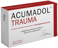 ACUMADOL TRAUMA 20 COMPRESSE DA 1.3 G SENZA GLUTINE SENZA LATTOSIO