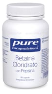 PURE ENCAPSUL BETAINA CLORIDRATO CON PEPSINA 90 CAPSULE
