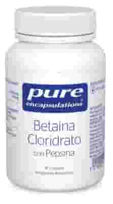 PURE ENCAPSUL BETAINA CLORIDRATO CON PEPSINA 90 CAPSULE