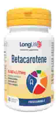 LONGLIFE BETACAROTENE 25000UI 30 COMPRESSE DIVISIBILI SENZA GLUTINE