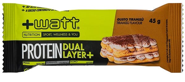 PROTEIN+ DUAL LAYER TIRAMISU' BARRETTA PROTEICA 45 G