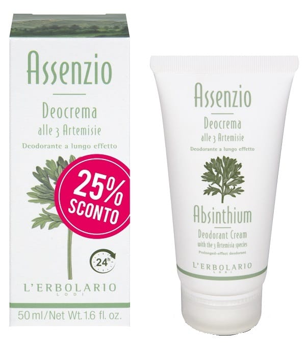 I DEODORANTI 25% DI SCONTO ASSENZIO DEOCREMA 50 ML