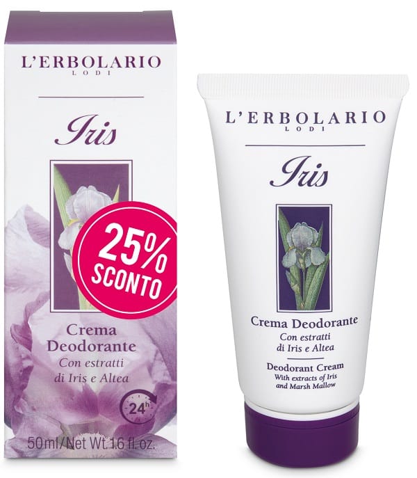I DEODORANTI 25% DI SCONTO IRIS CREMA DEODORANTE 50 ML