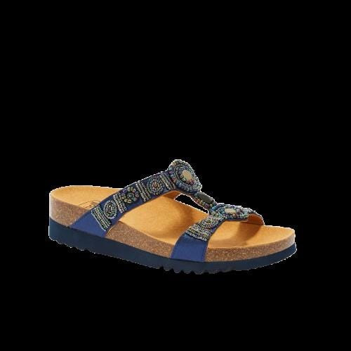 NEW BOGOTA' WEDGE TEXSAT W D BLUE/MULTI 38