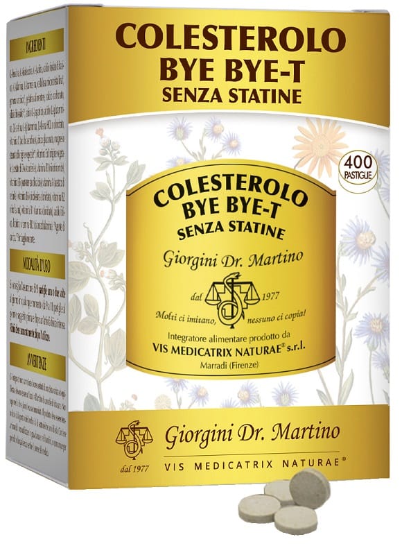COLESTEROLO BYE BYE-T SENZA STATINE 400 PASTIGLIE DA 500 MG