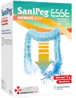 SANIPEG ESSE MACROGOL SOLUZIONE ORALE PRONTO DA BERE 15 BUSTINE MONODOSE DA 20 ML