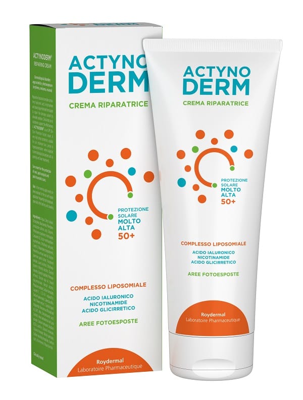 ACTYNODERM CREMA RIPARATRICE AREE ESPOSTE PROTEZIONE SOLARE MOLTO ALTA 50+ 100 ML