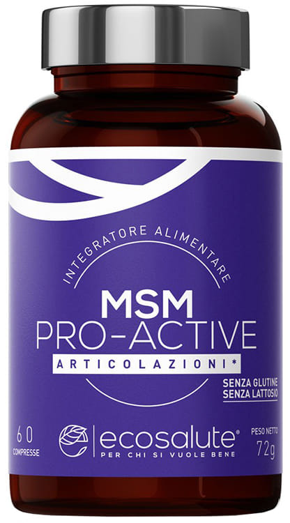 MSM PRO ACTIVE 60 COMPRESSE SENZA GLUTINE SENZA LATTOSIO