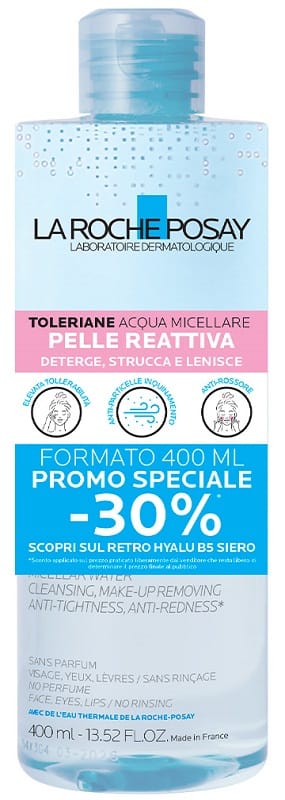 LRP TOLERIANE ACQUA MIC PELLE REATTIVA 400 ML CRAVATTINO 26