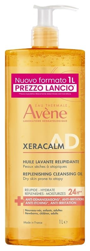 EAU THERMALE AVENE XERACALM AD OLIO DETERGENTE LIPORESTITUTIVO 1 LITRO PREZZO LANCIO