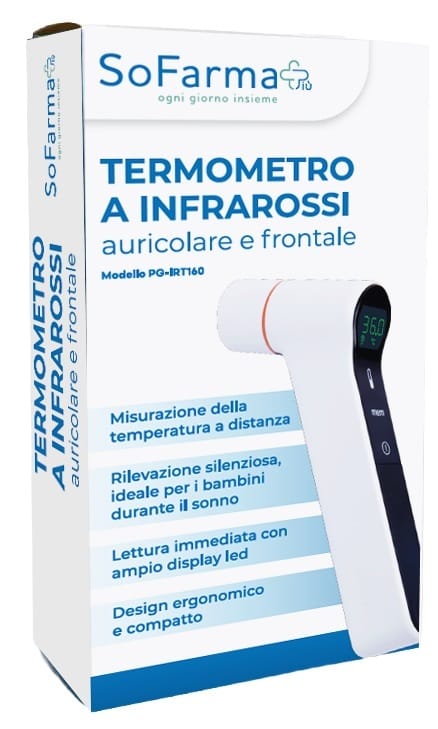 TERMOMETRO INFRAROSSI FRONTALE/AURICOLARE SOFARMAPIU'