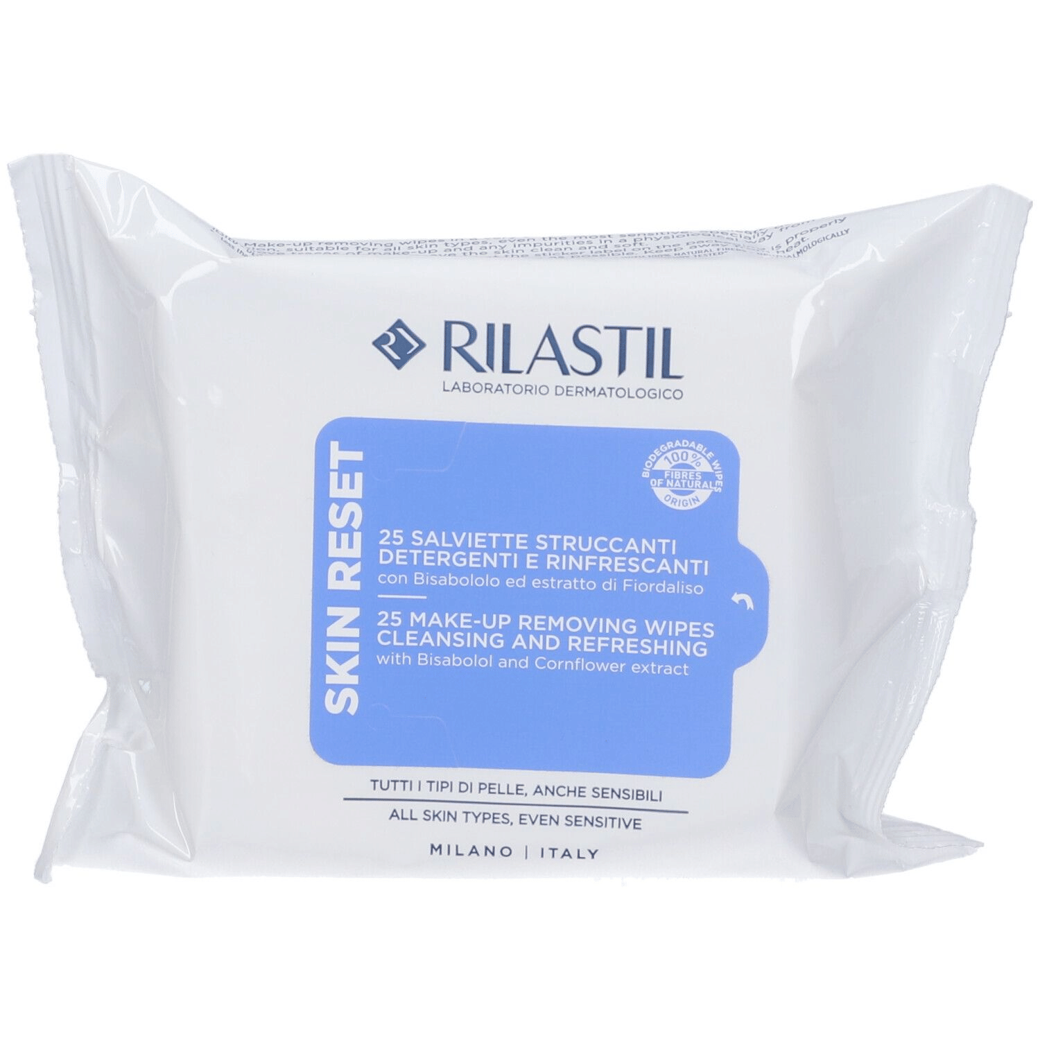 RILASTIL SKIN RESET SALVIETTINE STRUCCANTI DETERGENTI 25 PEZZI