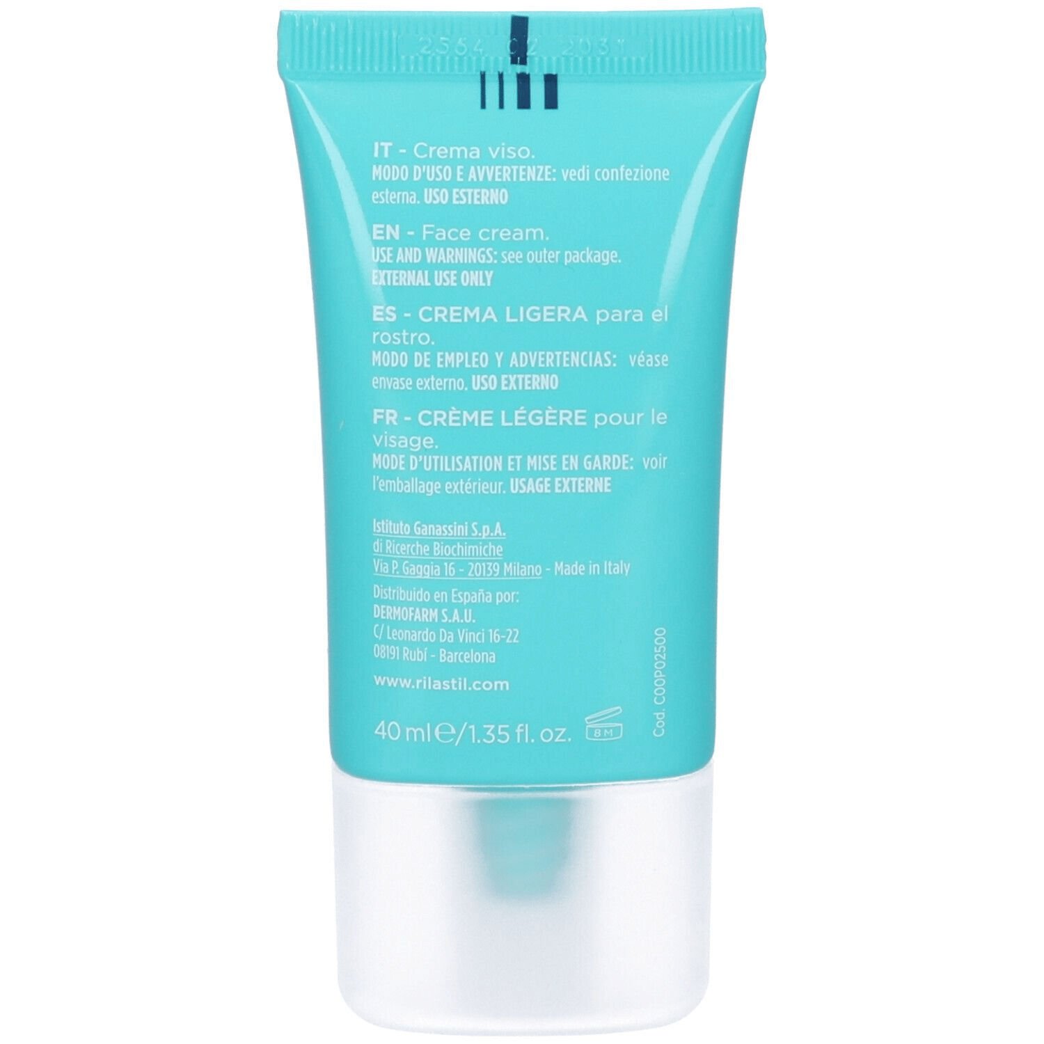 RILASTIL AQUA SENSITIVE CREMA LEGGERA 40 ML