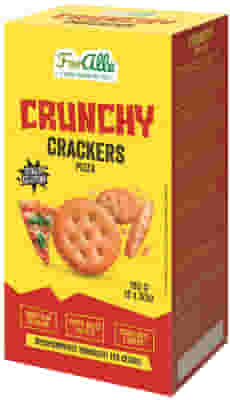 FORALLE CRUNCHY CRACKERS PIZZA 5 BUSTINE X 30 G SENZA OLIO DI PALMA, GUSTO DOLCE SALATO