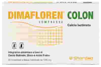 DIMAFLOREN COLON 30 COMPRESSE A RILASCIO FUNZIONALE 1085 MG SENZA GLUTINE SENZA LATTOSIO