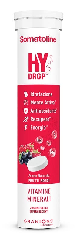SOMATOLINE HYDROP FRUTTI ROSSI 20 COMPRESSE EFFERVESCENTI