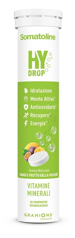 SOMATOLINE HYDROP MANGO & FRUTTO DELLA PASSIONE 20 COMPRESSE EFFERVESCENTI