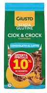 GIUSTO SENZA GLUTINE CIOK & CROCK CORNFLAKES CIOCCOLATO AL LATTE 125 G PROMO -10%