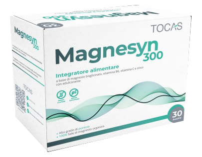 MAGNESYN 300 30 BUSTINE 6 G CON EDULCORANTE SENZA GLUTINE SENZA ZUCCHERO