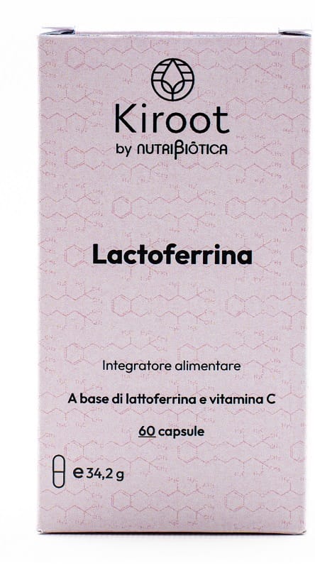 KIROOT BY NUTRIBIOTICA LACTOFERRINA 60 CAPSULE SENZA GLUTINE SENZA LATTOSIO