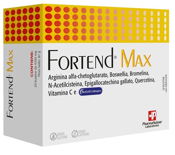 FORTEND MAX 20 BUSTINE SENZA GLUTINE E LATTOSIO