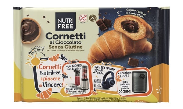 NUTRIFREE CORNETTI CIOCCOLATO PROMO 6 PZ 240 G