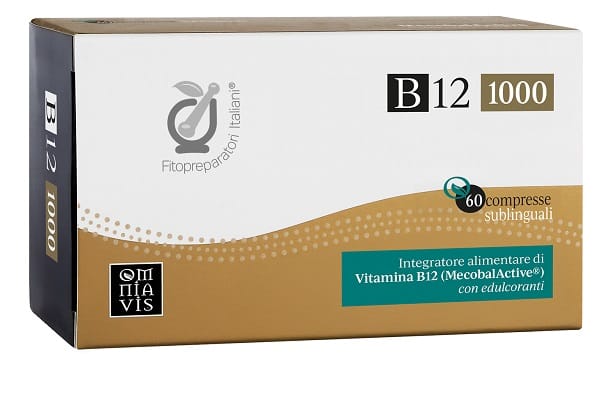 FITOPREPARATORI ITALIANI B12 1000 60 COMPRESSE SUBLINGUALI