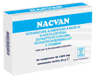 NACVAN 30 COMPRESSE DA 1300 MG SENZA GLUTINE SENZA LATTOSIO