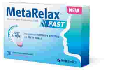 METARELAX FAST 30 COMPRESSE MASTICABILI GUSTO NATURALE DI FRAGOLA SENZA GLUTINE SENZA LATTOSIO CON EDULCORANTI
