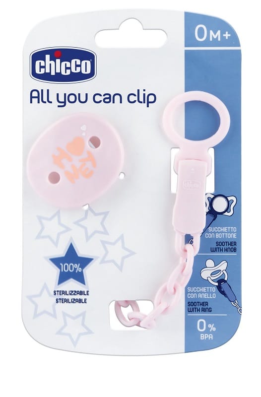 CHICCO CLIP UNIVERSALE ROSA