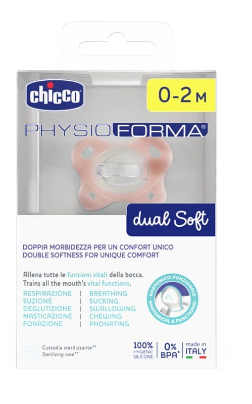 CHICCO DUAL SOFT ROSA 0-2 1 PEZZO