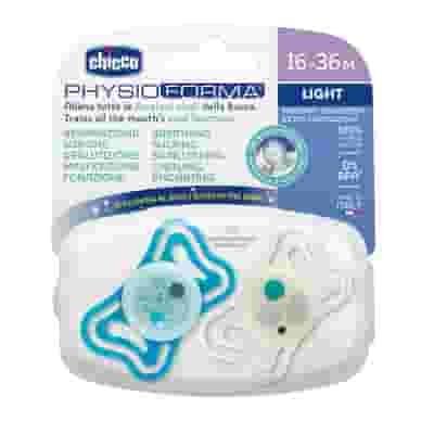 CHICCO SUCCHIETTO LIGHT LUMI SILICONE 16-36M 2 PEZZI