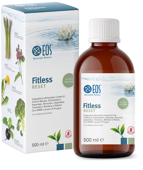 EOS FITLESS RESET 500 ML GUSTO PRUGNA SENZA GLUTINE CON EDULCORANTE STEVIA