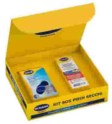 SCHOLL KIT SOS PIEDI SECCHI 1 EXPERT CARE LIMA PIEDI PELLE DURA + 1 AKTIVE REPAIR K+ SOLLIEVO TALLONI SCREPOLATI 60 ML