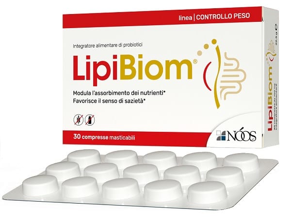 LIPIBIOM 30 COMPRESSE MASTICABILI SENZA GLUTINE SENZA LATTOSIO