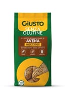 GIUSTO SENZA GLUTINE BISCOTTI AVENA & NOCCIOLE 200 G VEGAN, SENZA UOVA E NATURALMENTE SENZA LATTOSIO