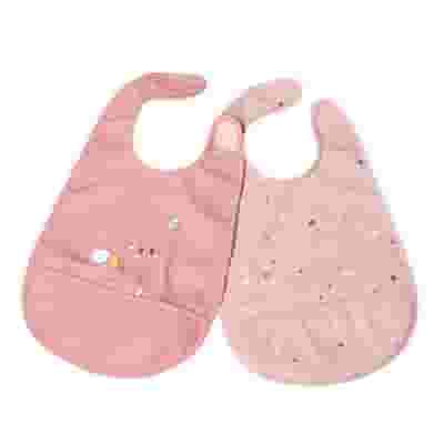 CHICCO BAVAGLINA PAPPA ROSA 6M+ 2 PEZZI