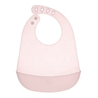 CHICCO EASY ROLL BIB BAVAGLINO IN SILICONE CON TASCA ROSA