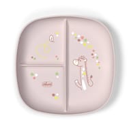 CHICCO PIATTO PORZIONATO ROSA 12M+