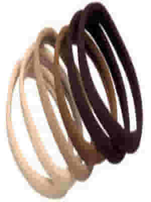 BJC019 ELASTICI CAPELLI NEUTRI 6 PEZZI